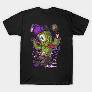 skater cactus T-Shirt